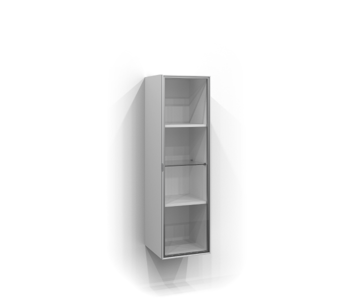 Høyskap 120x35 vitrine