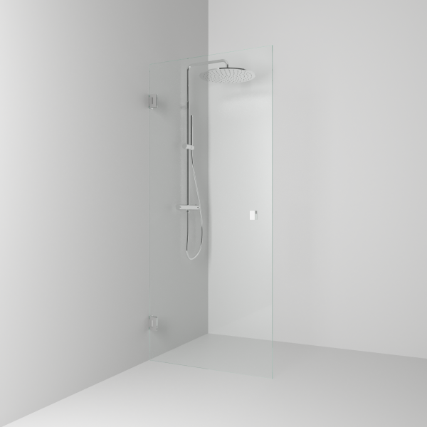 180° skjermvegg med dør