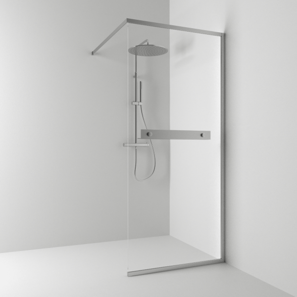 Langfoss skjermvegg 200 med hylle