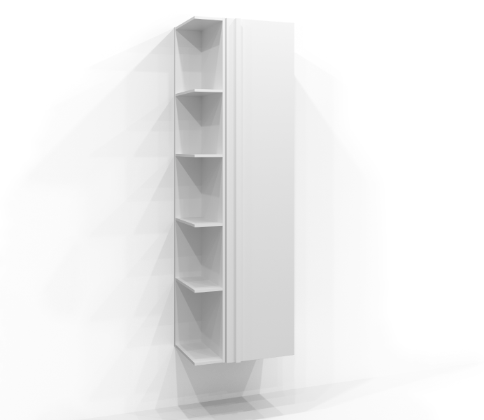 Høyskap 160x35 List med fri oppbevaring